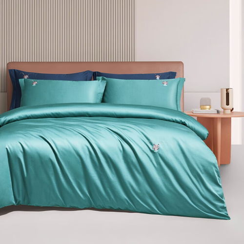 富安娜家紡 60s貢緞天絲雙面床品套件，夏日舒適睡眠之選